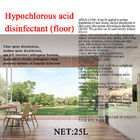 Quick Drying 150PPM Floor Disinfectant 0.015%  HOCL / HCLO