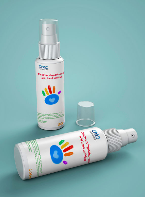Hypochlorous Acid HCLO Hand Sanitizer For Children Alcohol Free No Irritation