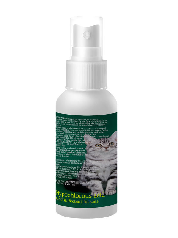 Easy To Carry Hydrochloric Acid Sanitizer For Cats Hocl Hclo
