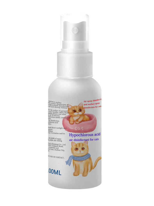 100ml Air Hypochlorous Acid Disinfectant Transparent For Cats Safe And No Residue