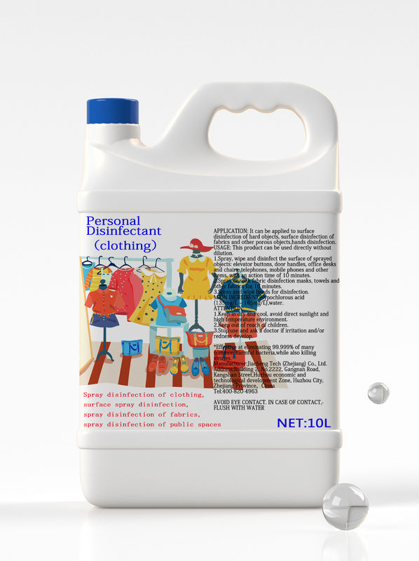HOCL / HCLO Cloth Disinfectant Sanitizer Deodorant Spray 10L