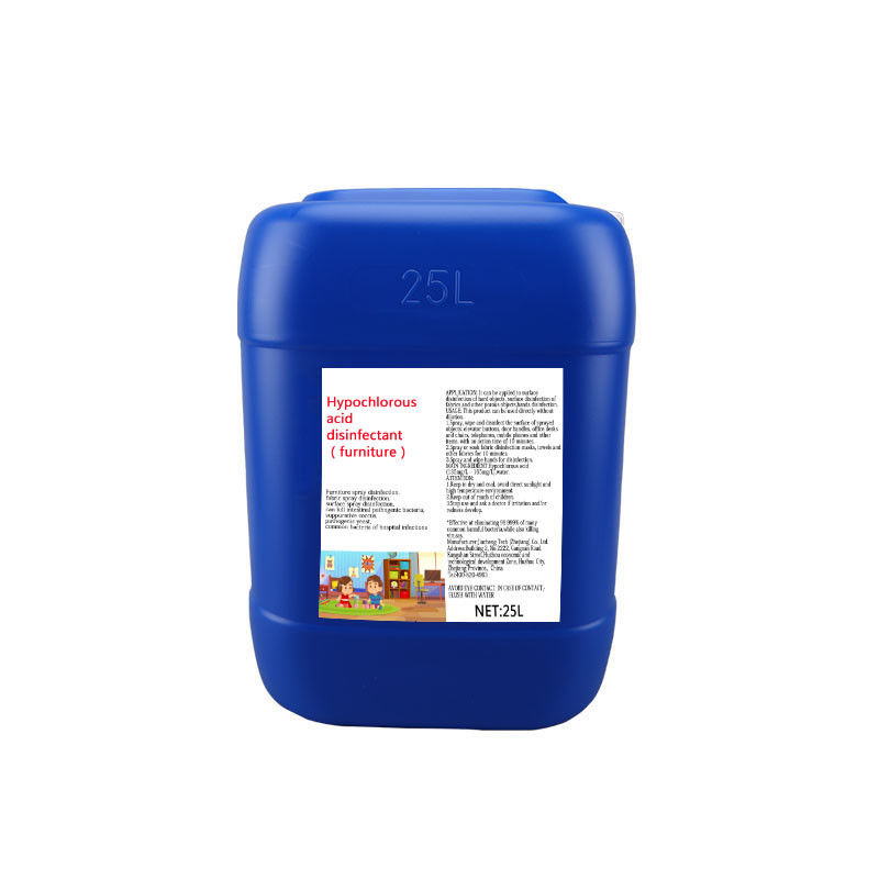 25L HOCL / HCLO Furniture Disinfectant Hypochlorous Acid 150PPM Safe And Non-Toxic