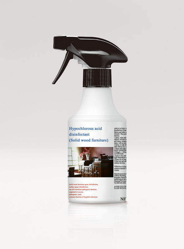 Solid Wood Furniture Hypochlorous Acid 0.015% Home Disinfectant No Corrosion Hclo Sanitizer