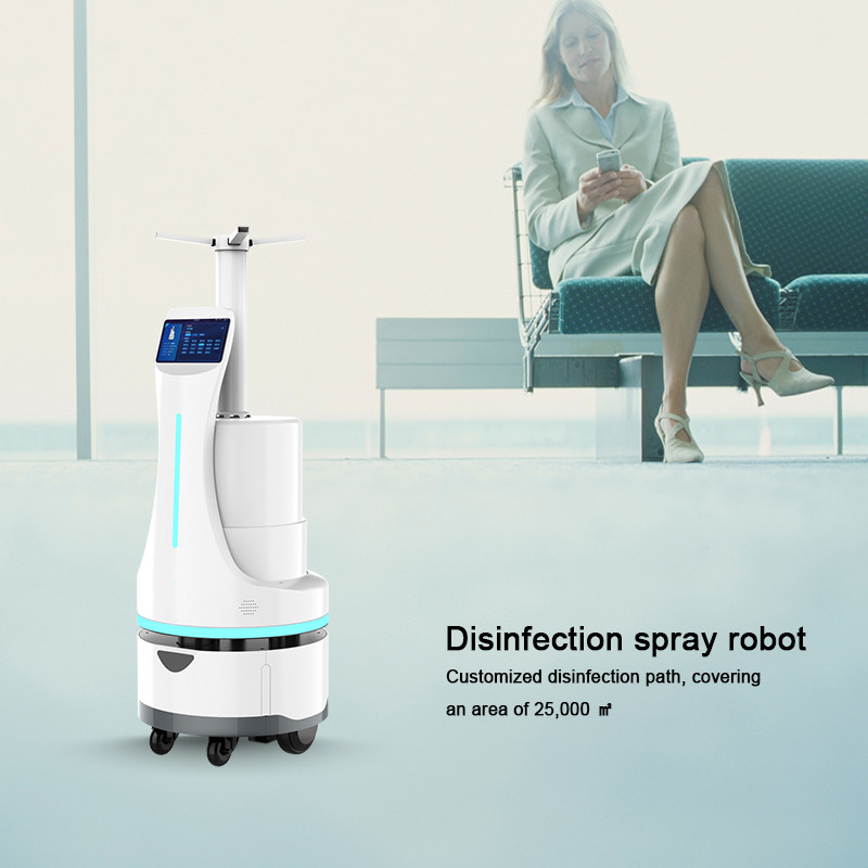 Intelligent Disinfection Robot Hypochlorite Disinfectant In Public Places